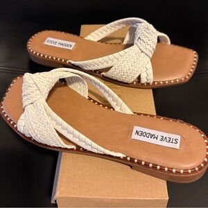 Steve Madden Cream Kaitlin Women's Sandals